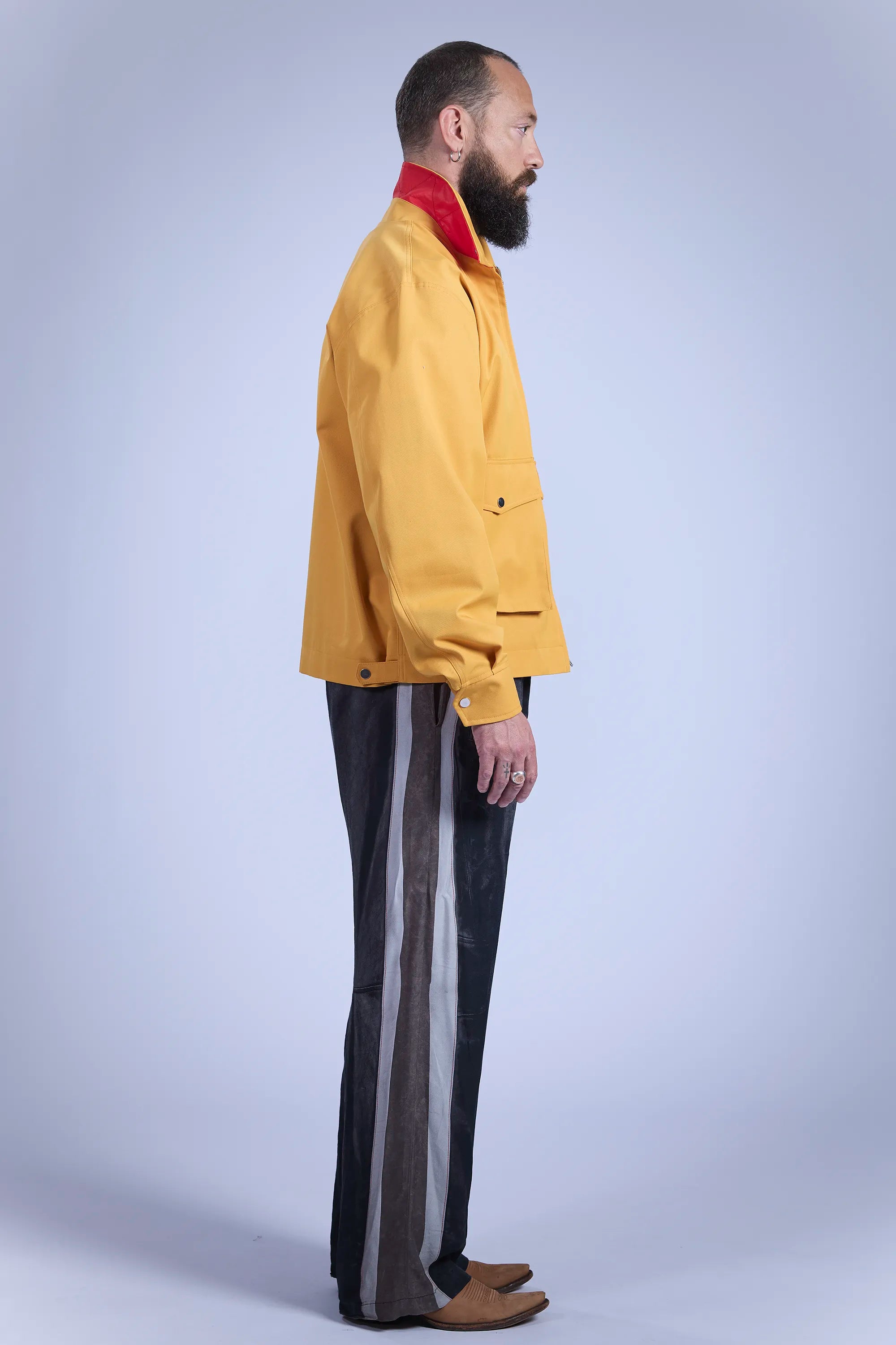 Full body side view
