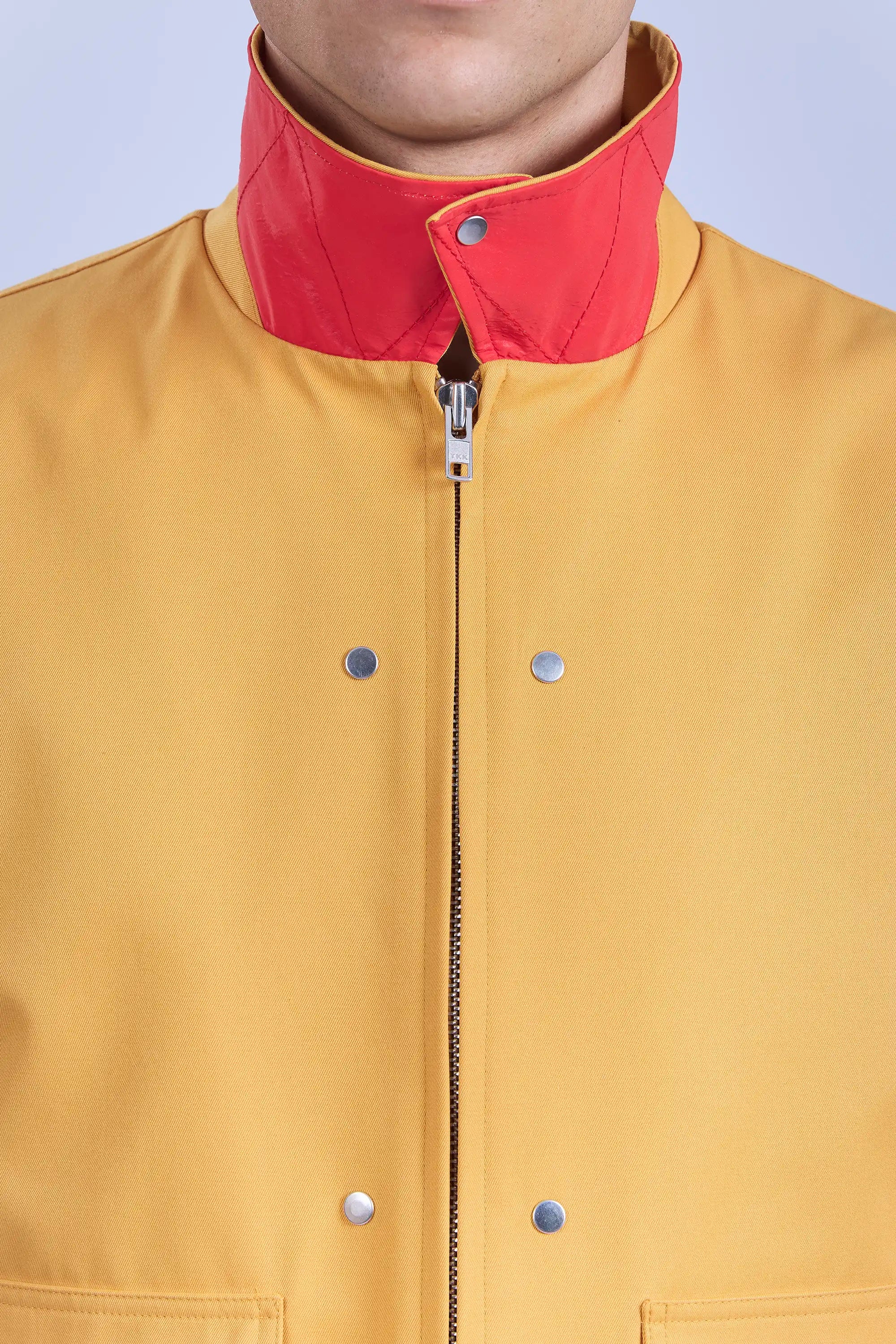 Front detail view of [reflectFLARE]™ collar up