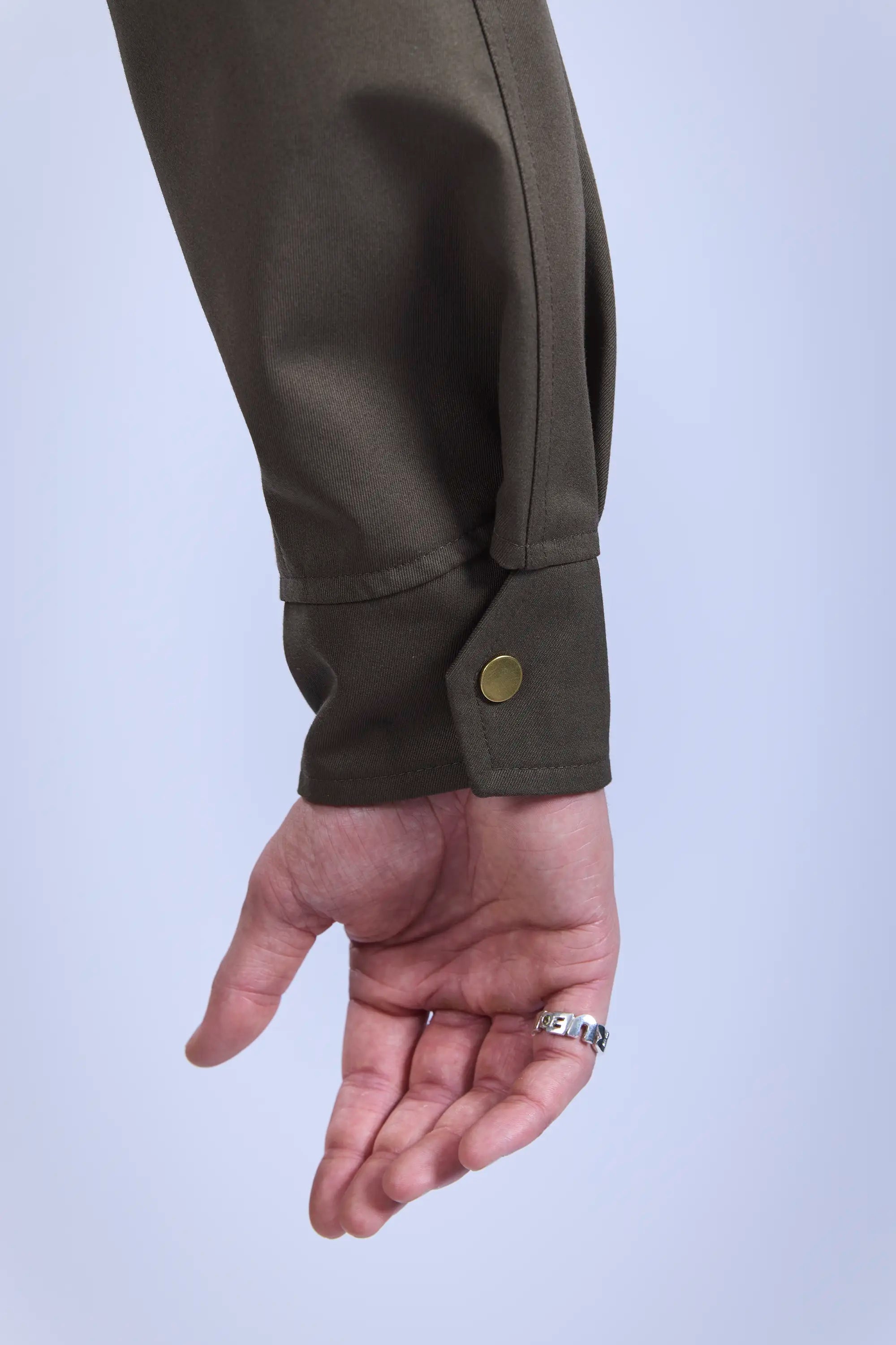 Adjusted cuffs to smallest size for a snug fit