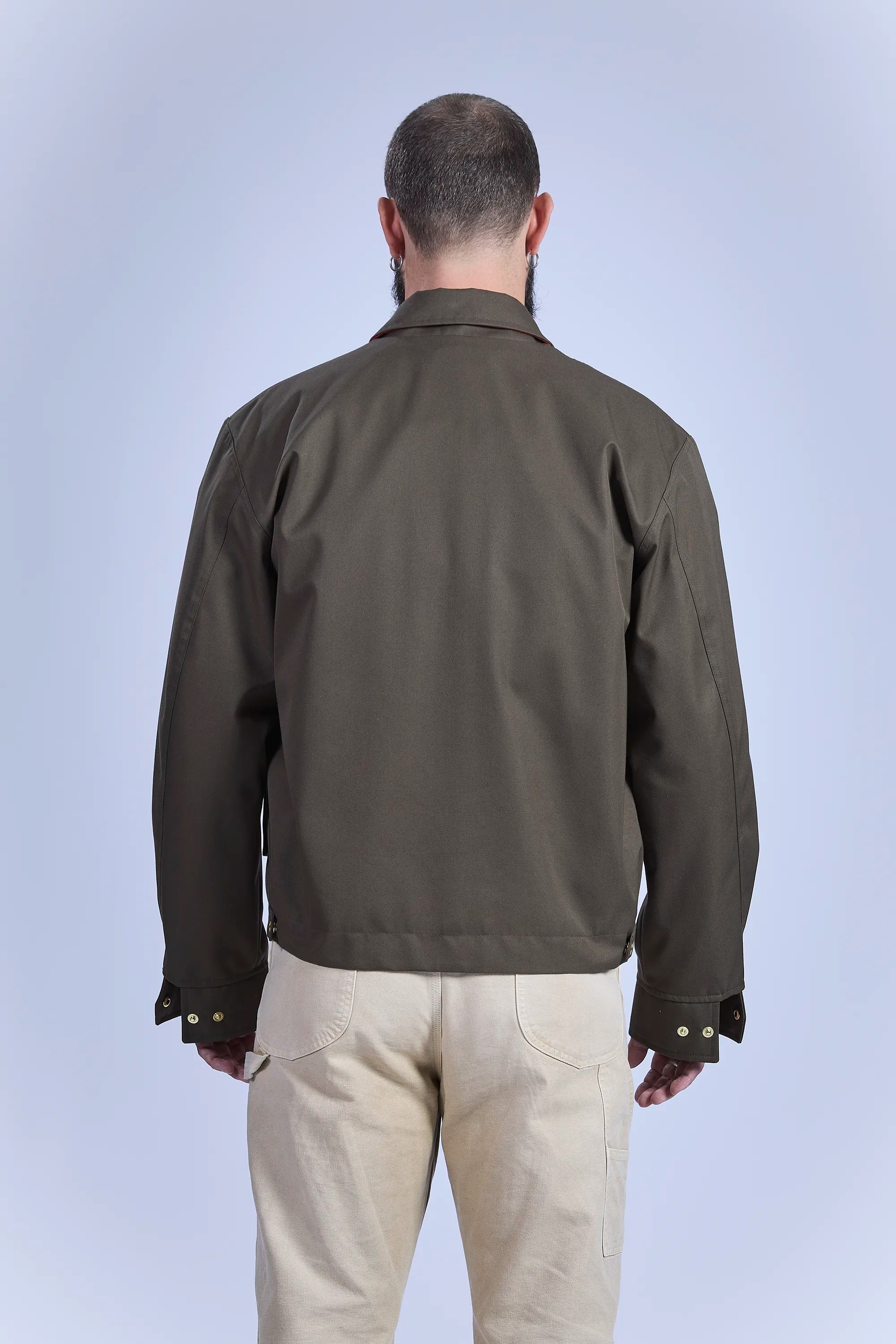 Upper body back view