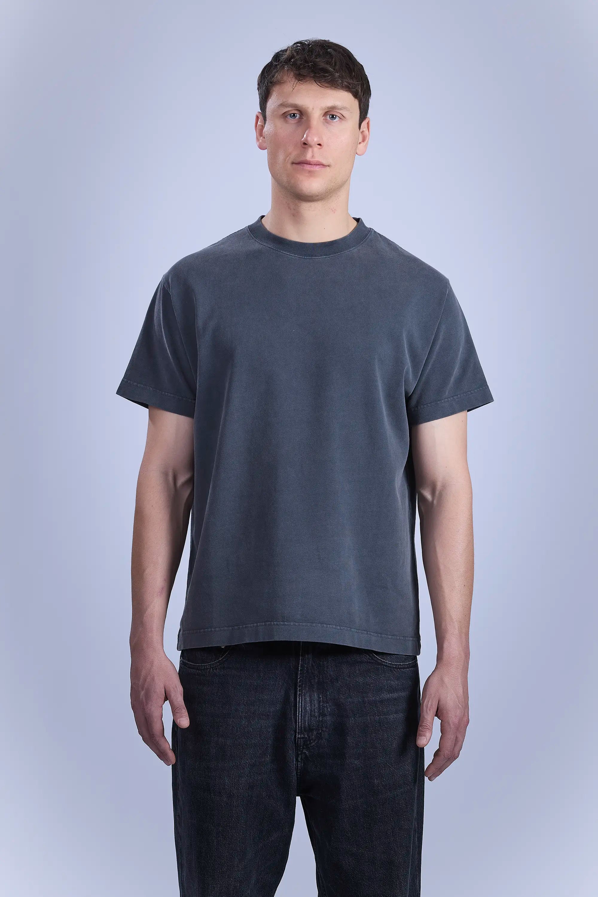 Upper body front view