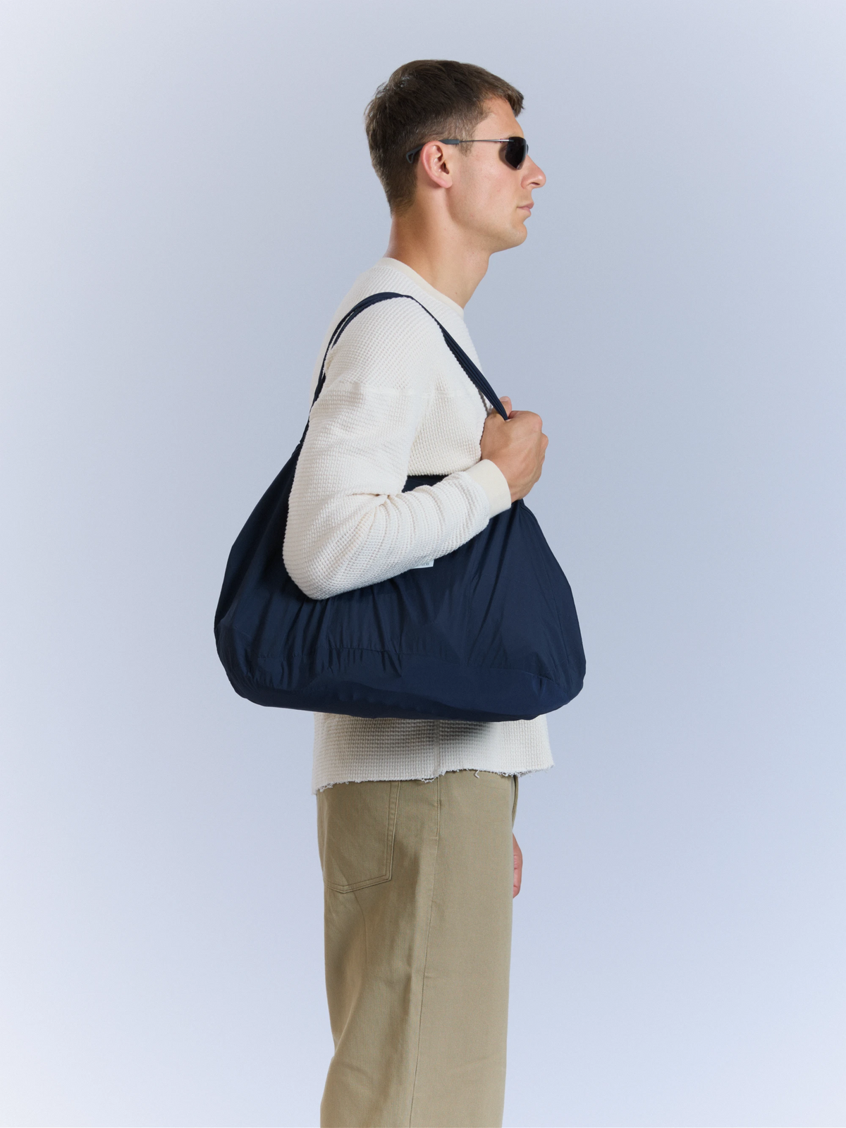 Shoulder carry side view
